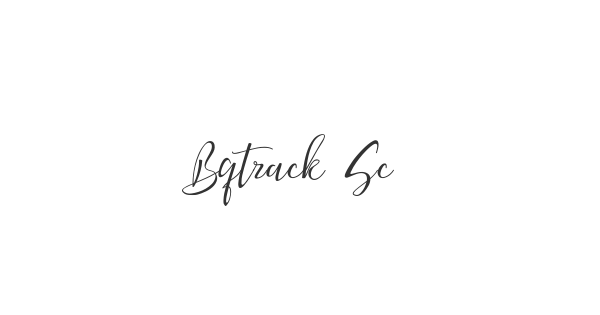 Bqtrack Script font thumb